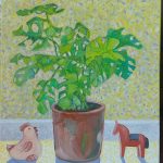 Filodendron na oknu